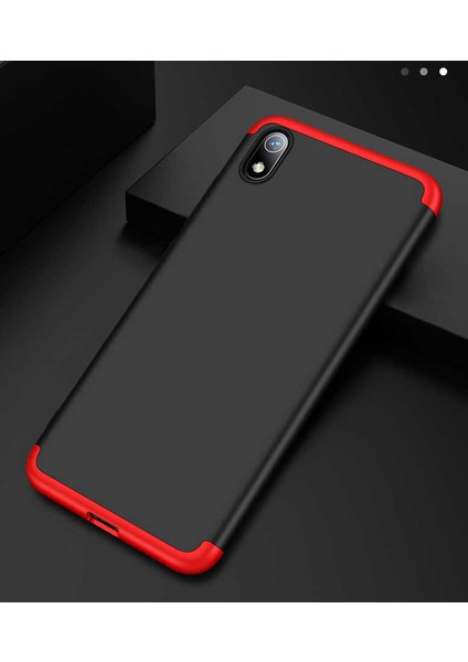 - Xiaomi Redmi 7A - Kılıf Parmak izi Yapmayan 3 Parça Ays Kapak - Siyah - T11031 fırsatları