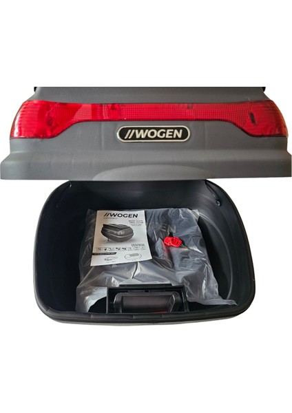 Wg41 Basıc 41 Litre Motorsiklet Arka Çantası Nardo Gri Renk indirimleri