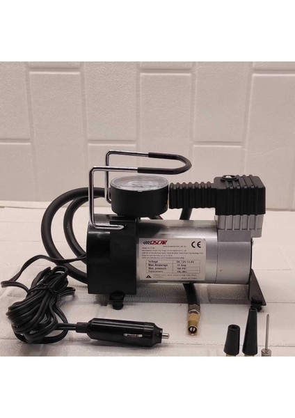 2-2,5 Hava Kompresörü Lastik Pompası 12V 150PSI 1 L 2 Yıl 250-300 0 - 250 Watt