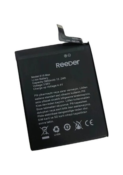 Reeder S19 Max Batarya Pil