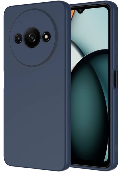 - Xiaomi Redmi A3 4G 2024 - Kılıf İçi Kadife Koruyucu Mara Lansman Kapak - Lacivert - T32411