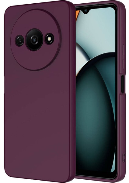 - Xiaomi Redmi A3 4G 2024 - Kılıf İçi Kadife Koruyucu Mara Lansman Kapak - Koyu Mor - T32411