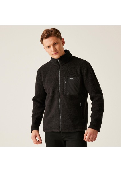 Frankie Borg Fleece Erkek Polar-Siyah fırsatları