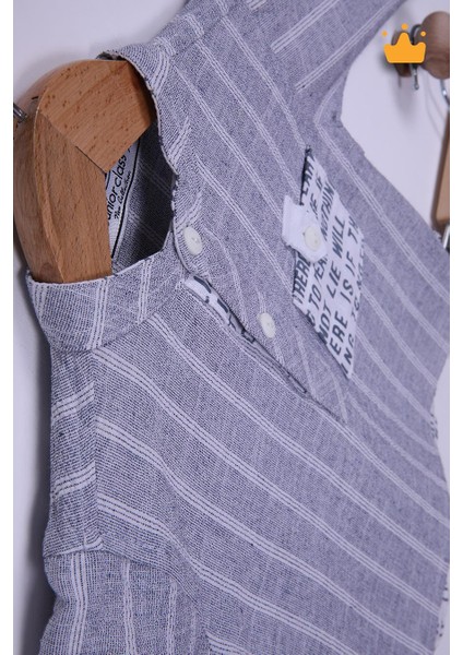 Babyhola Hakim Yaka Gömlek Kot Pantolon Erkek Bebek Çocuk Alt Üst Spor Takım Elbise 2141 fırsatları