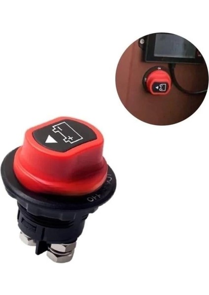 Devre Kesici Mini Dc 12V-24V Akü / Güneş Paneli Devre Kesici