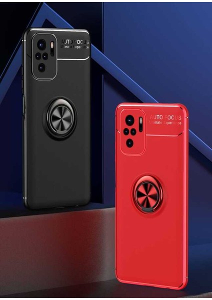 - Xiaomi Poco M5S - Kılıf Yüzüklü Karbon Ravel Silikon Kapak - Kırmızı fırsatları