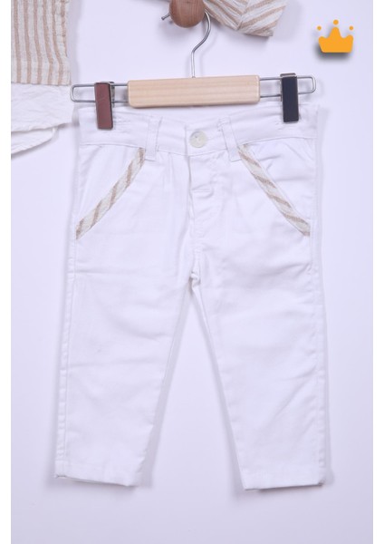 Babyhola Gofre Kumaş Gömlek Pantolon Erkek Çocuk Takım 2126 modelleri