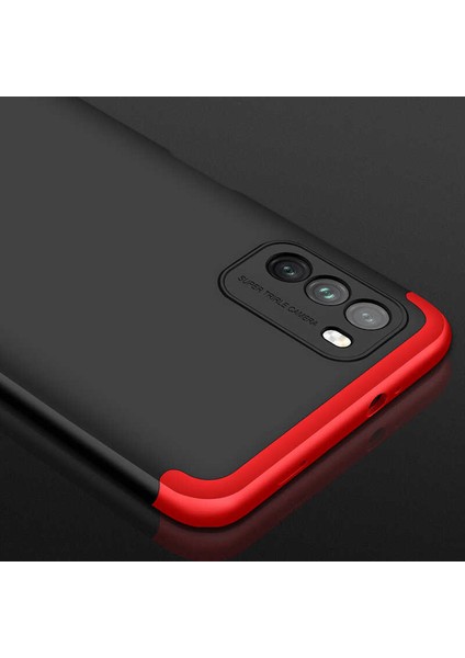 - Xiaomi Poco M3 - Kılıf Parmak izi Yapmayan 3 Parça Ays Kapak - Rose Gold indirimleri