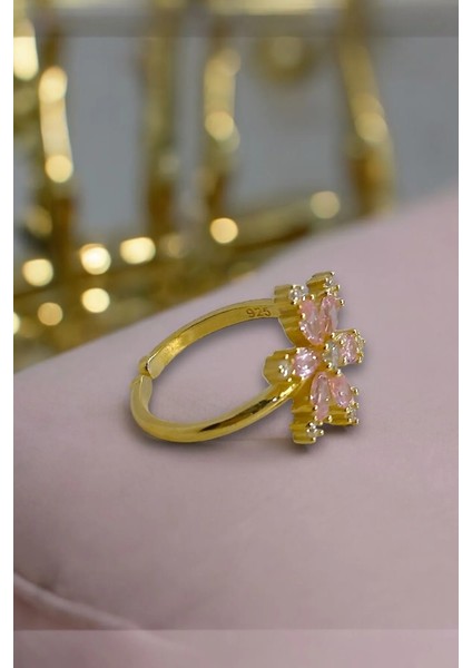 925 Ayar Gümüş Lotus Çiçeği Ayarlanabilir Yüzük (Özel Kutulu) fiyatları