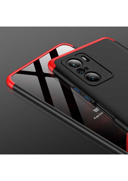 - Xiaomi Mi 11i - Kılıf 3 Parçalı Parmak Izi Yapmayan Sert Ays Kapak