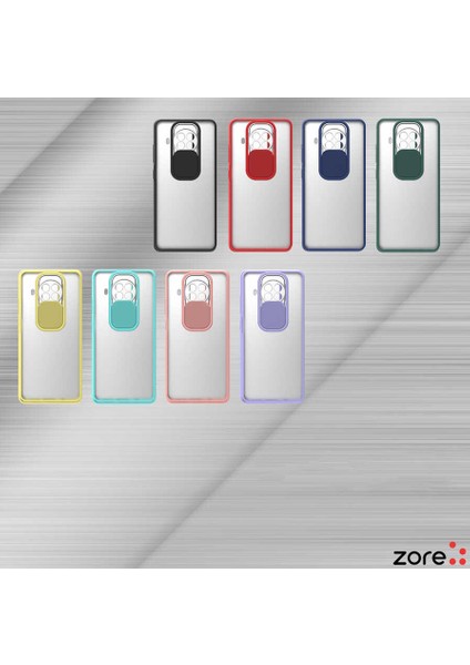 - Xiaomi Mi 10T Lite 5G - Kılıf Slayt Sürgülü Arkası Buzlu Lensi Kapak - Turkuaz - T16240 modelleri