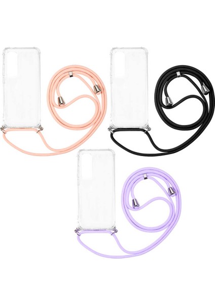 - Xiaomi Mi Note 10 Lite - Kılıf Şeffaf İp Askılı Koruyucu X-rop Kapak - T15029 fiyatları