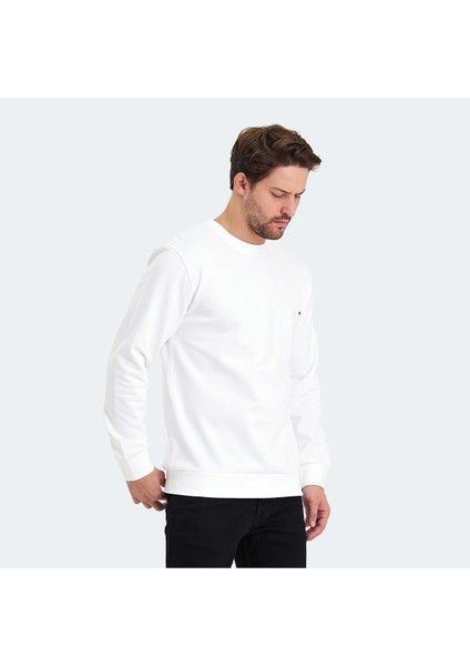 KORAL Erkek Sweatshirt Beyaz modelleri