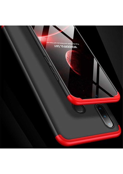 - Huawei P30 Lite - Kılıf Parmak izi Yapmayan 3 Parça Ays Kapak - Rose Gold - T8330 modelleri