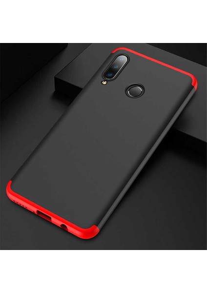 - Huawei P30 Lite - Kılıf Parmak izi Yapmayan 3 Parça Ays Kapak - Rose Gold - T8330 fırsatları