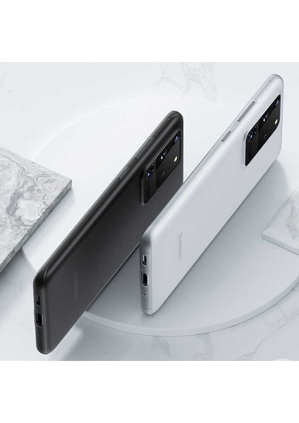 - Samsung Galaxy S20 Ultra - Kılıf 1.Kalite Mat Ultra İnce PP Kapak - Beyaz - T12028 fırsatları