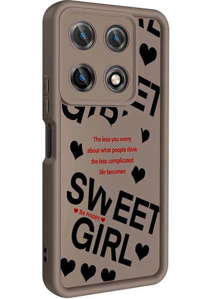 - İnfinix Note 30 Pro - Kılıf Kamera Korumalı Baskılı Arka Yüzey Klas Kapak - Siyah - T32265