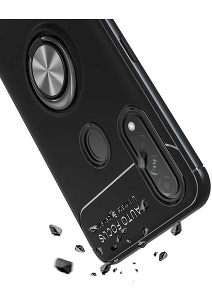 - Oppo A31 - Kılıf Yüzüklü Karbon Ravel Silikon Kapak - Mavi - T12579 modelleri