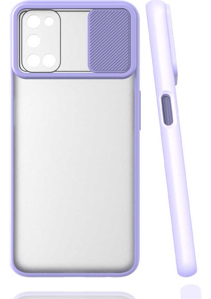 Kilifone - Oppo A52 Uyumlu Kılıf Slayt Sürgülü Arkası Buzlu Lensi Kapak fiyatları