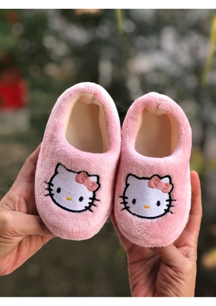 Sevimli Kedi Figürlü Kışlık Babet Panduf Ev Botu Ev Ayakkabısı Kreş Ayakkabısı modelleri