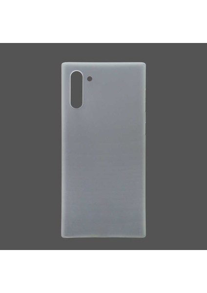 - Samsung Galaxy Note 10 - Kılıf 1.Kalite Mat Ultra İnce PP Kapak - Beyaz