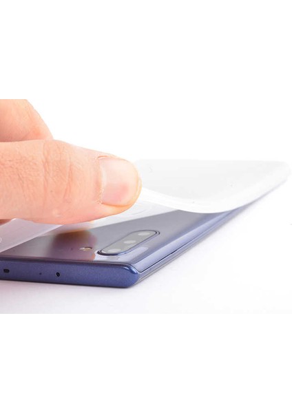 - Samsung Galaxy Note 10 - Kılıf 1.Kalite Mat Ultra İnce PP Kapak - Beyaz