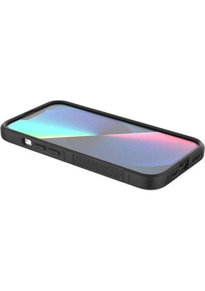- Apple iPhone 13 - Kılıf Esnek TPU Oyuklu Arka Yüzey Tasarımlı Etnik Silikon Kapak - Siyah indirimleri