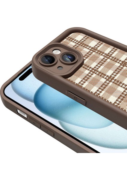 - Apple iPhone 13 - Kılıf Kamera Korumalı Baskılı Arka Yüzey Klas Kapak - Açık Kahve - T32268 indirimleri