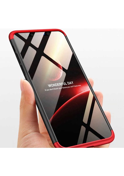 - Apple iPhone XR 6.1 - Kılıf Parmak izi Yapmayan 3 Parça Ays Kapak - Gold - T9995 indirimleri