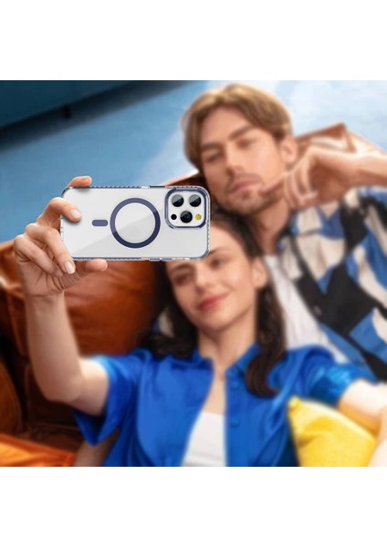 - Apple iPhone 12 Pro - Kılıf Magsafe Şarj Özellikli Airbagli Takılabilir Askı Aparatlı Nana Kapak - Siyah