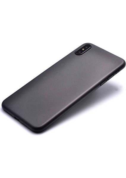 - Apple iPhone XS Max 6.5 - Kılıf 1.Kalite Mat Ultra İnce PP Kapak - Beyaz