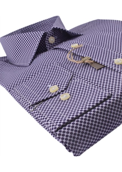 202017-2 Ramsey Silim Fit Gömlek/bordo/40 modelleri