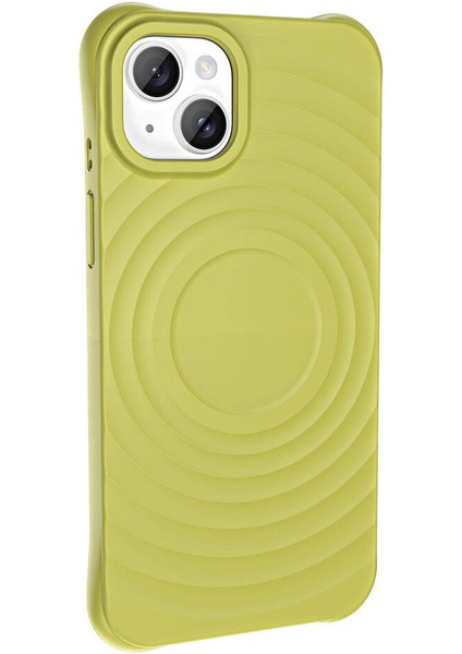 - Apple iPhone 13 - Magsafe Şarj Özellikli Airbagli Mat Görünümlü Hepi Kapak - Yeşil - T32159