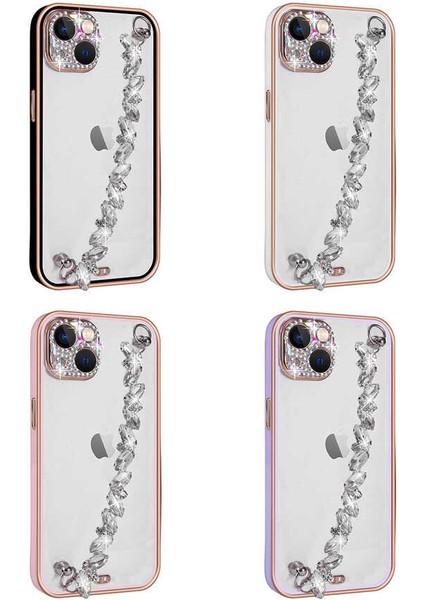 - iPhone 13 - Kılıf Taş Süslemeli Kamera Korumalı Koruyucu Blazer Kapak modelleri