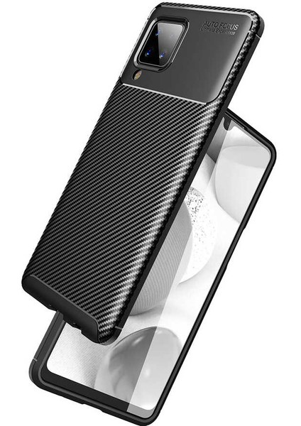 - Samsung Galaxy M12 - Kılıf Auto Focus Karbon Negro Silikon Kapak - Lacivert - T17000 fırsatları