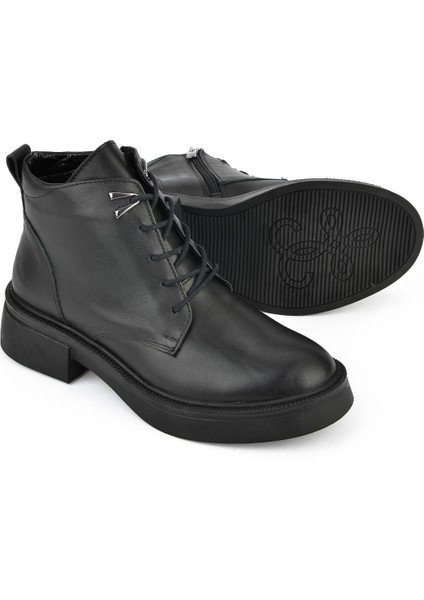 Kadın Deri Bot 143359Z326 Siyah fırsatları