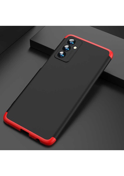 - Samsung Galaxy M23 - Kılıf Parmak izi Yapmayan 3 Parça Ays Kapak - Kırmızı - T23220 modelleri