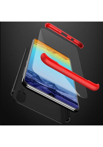 - Samsung Galaxy M10 - Kılıf Parmak izi Yapmayan 3 Parça Ays Kapak - Gold - T8072 modelleri