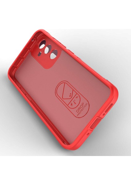 - Samsung Galaxy A54 - Kılıf Esnek TPU Oyuklu Arka Yüzey Tasarımlı Etnik Silikon Kapak - Kırmızı - T32595 indirimleri