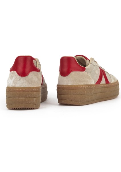 Kadın Deri Sneaker 1431000Z6640 Bej modelleri