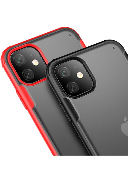 - Apple iPhone 11 - Kılıf Koruyucu Sert Volks Kapak - Lacivert