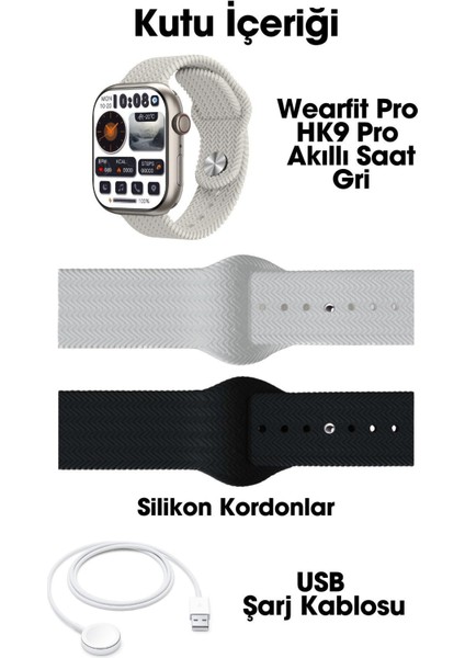 Hk9 Pro Akıllı Saat 45MM Amoled Ekran Akıllı Kol Saati
