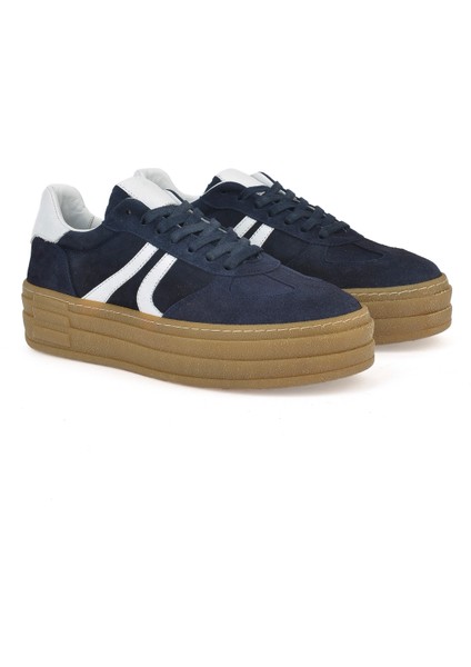Kadın Deri Sneaker 1431000Z6640 Lacivert fiyatları