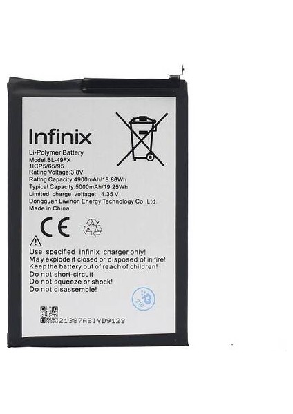 Infinix Hot 9 Batarya Pil BL-49FX