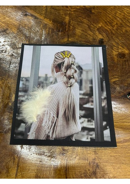 3 Boyutlu Boncuklu Tüğlü Kız Arma Dikiş Aplike 23 x 19 cm fiyatları