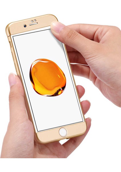 - Apple iPhone 7 - Kılıf Parmak izi Yapmayan 3 Parça Ays Kapak - Kırmızı - T1488 fırsatları