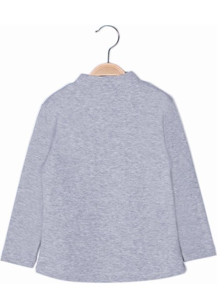 Trendless Kız Erkek Çocuk Bluz - Yarım Balıkçı Yaka Sweatshirt