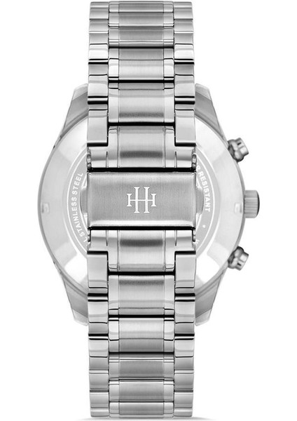 Hıslon TM113S-02SS Safir Cam Çelik Erkek Kol Saati