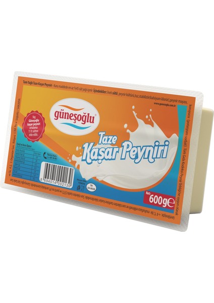 Kaşar Peyniri 600 gr x 3 Adet