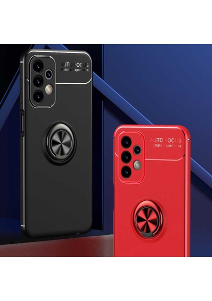 - Samsung Galaxy A23 - Kılıf Yüzüklü Karbon Ravel Silikon Kapak - Siyah modelleri